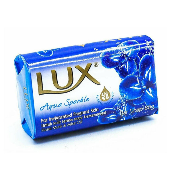 Lux-Aqua Sparkle Fragrant Bar Soap with Floral Musk & Mint Oil 80g (144pcs)