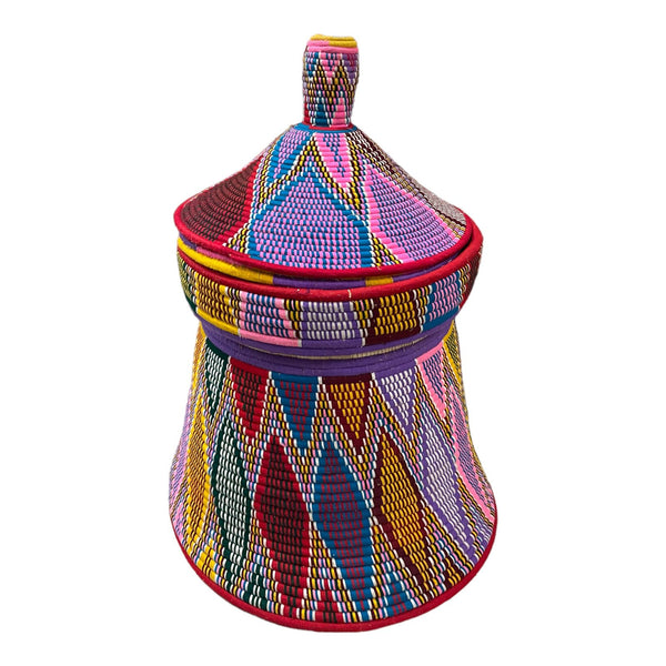 Traditional Ethiopian Handwoven Basket