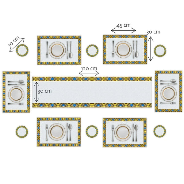 Traditional Habesha Heat Resistant Plastic table mat set
