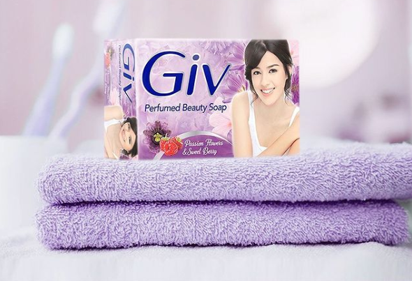 GIV Perfumed Beauty Passion Flowers & Sweet Berry Bar Soap 76g (72pcs)